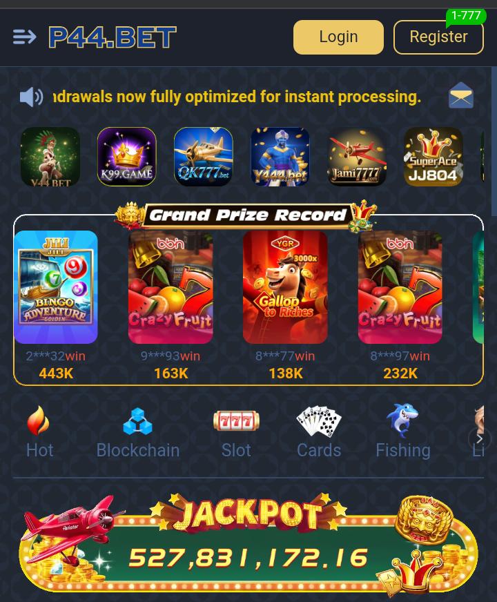 P44 bet Game